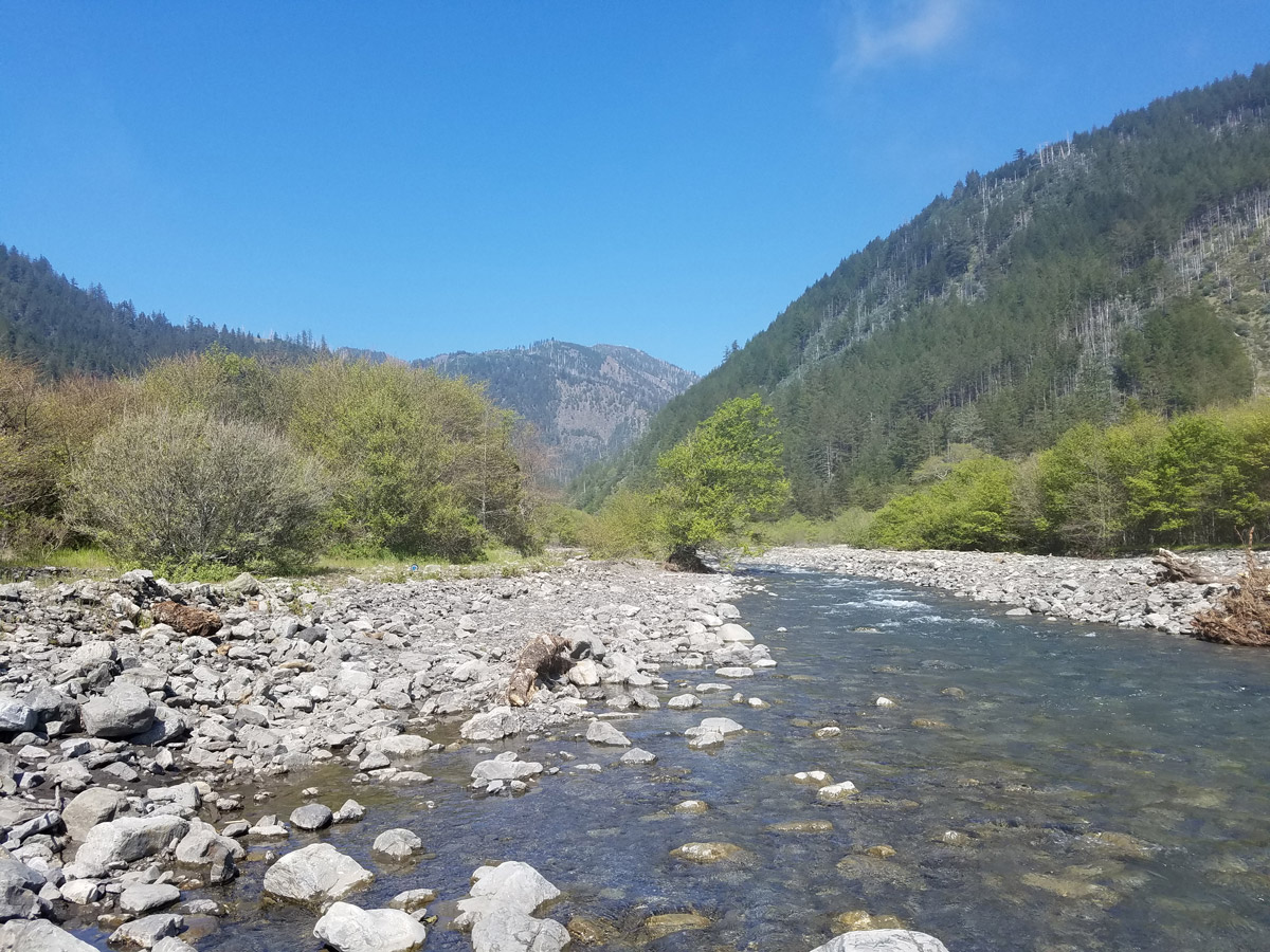 Clear water for Lost Coast Adventure Tours